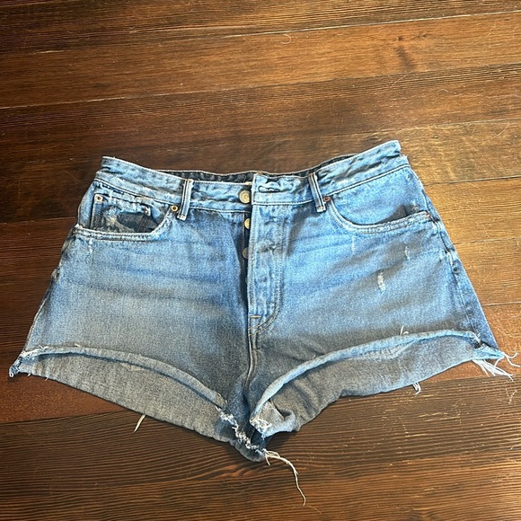 GRLFRND Cutoff Denim Shorts - Picture 1 of 5